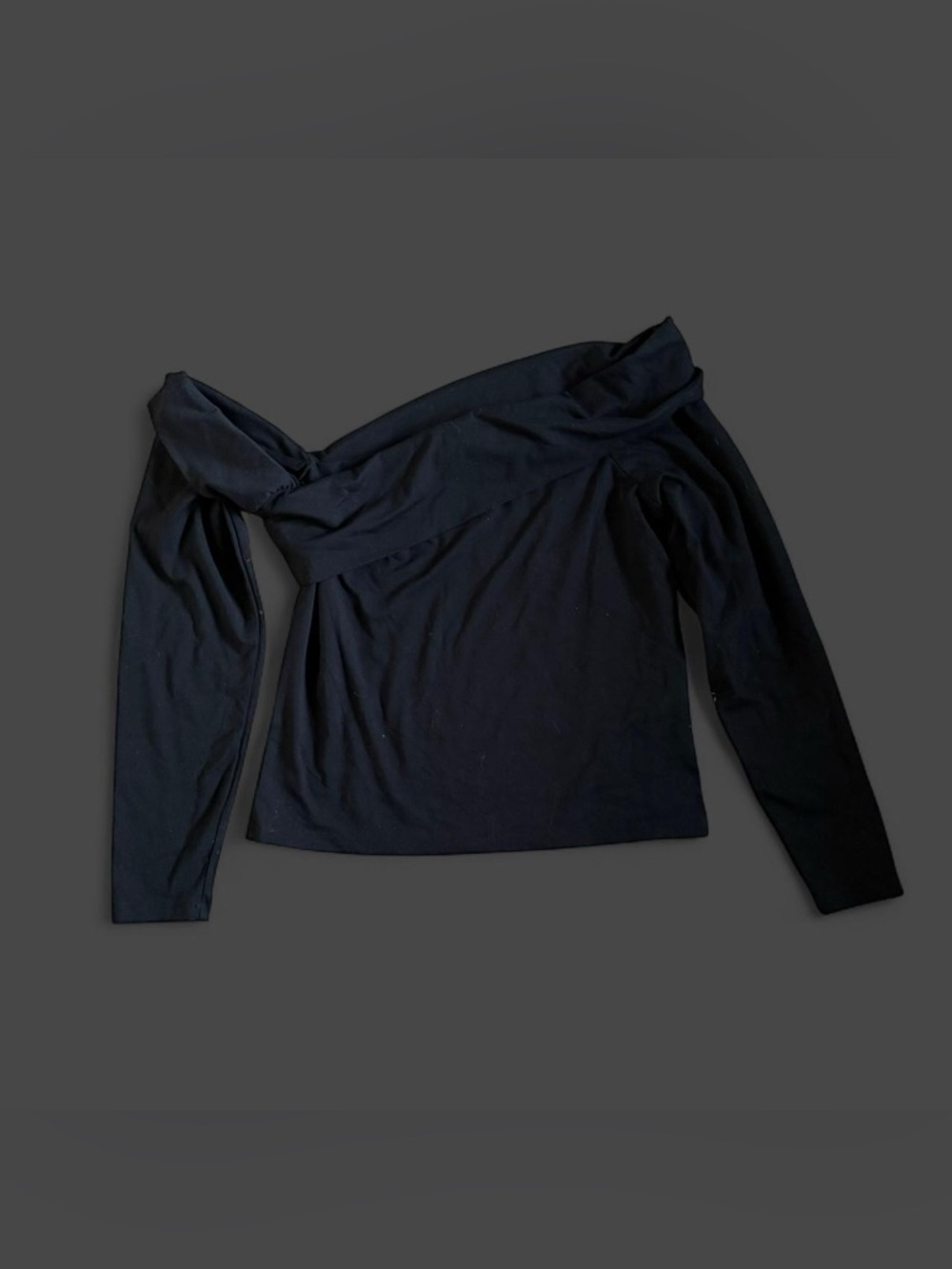 Abercrombie & Fitch black off the shoulder top Size L #offtheshoulder